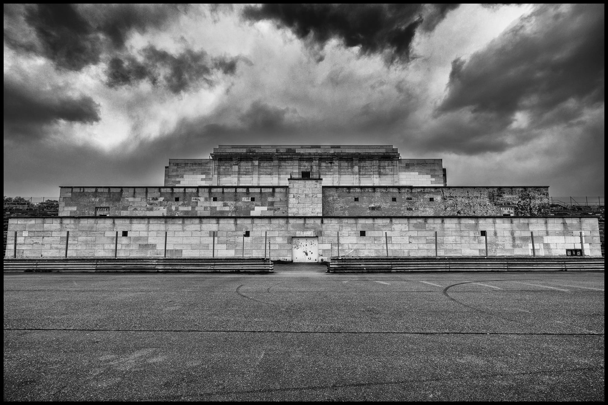 Tribute Stand where Hitler gave his speeches, Nuremberg, Germany