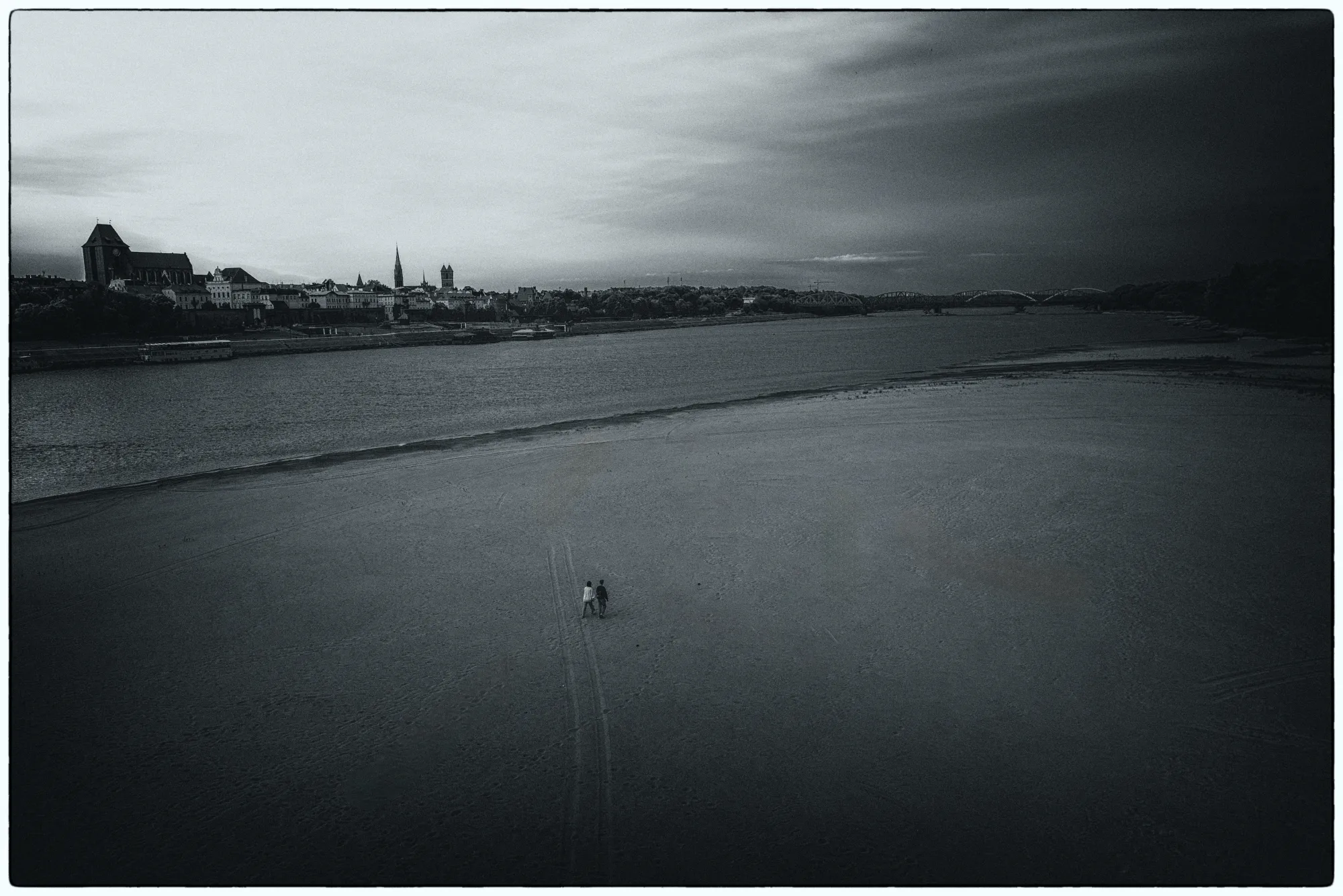 Paths Worth Following, Vistula River, Toruń, Poland - © David H. Enzel, 2025